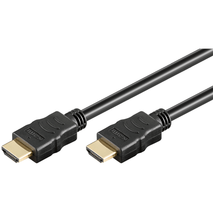 Goobay HDMI High‑Speed Cable with Ethernet | Soft | 0.5 m