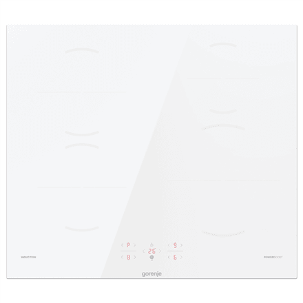 Gorenje | Hob | GI6401WSC | Induction | Number of burners/cooking zones 4 | Touch | Timer | White | Display
