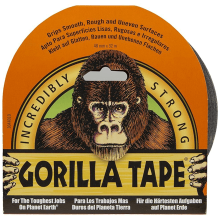 Gorilla isolatsioonteip 47,7 mm x 32 m, must