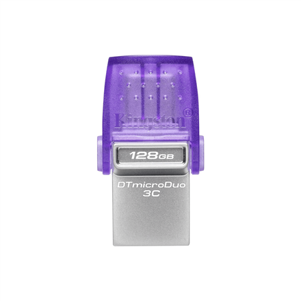 USB-флешка Kingston DataTraveler Micro Duo 3C 128 ГБ, фиолетовая