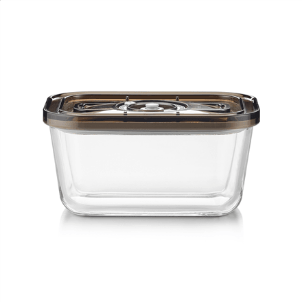 Caso VacuBoxx Eco M glass vacuum container, 0.8 L, plastic lid