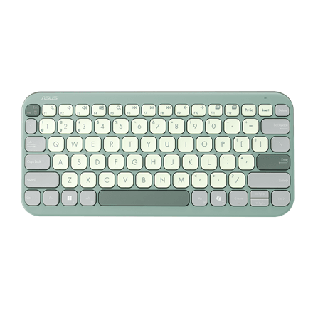 Asus Marshmallow KW100 Wireless Keyboard Green Tea Latte