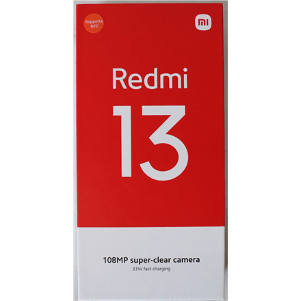 Xiaomi Redmi 13 256 GB Midnight Black smartphone
