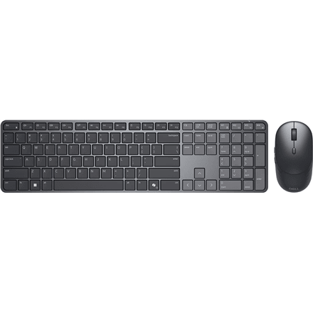 Dell Pro 7 Slim KM726 juhtmeta klaviatuur ja hiir, must