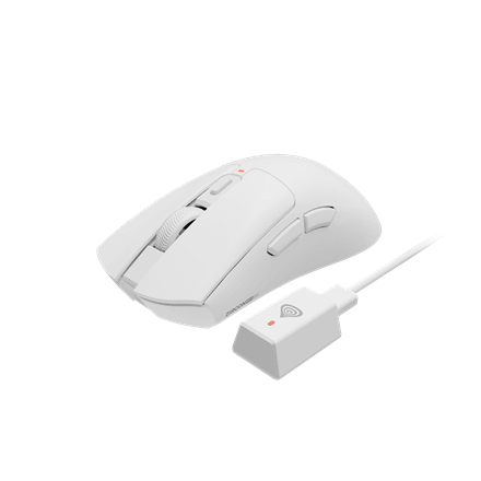 Genesis Gaming Mouse | Zircon 880 Pro 8k | Wireless | 2.4GHz, Bluetooth | White