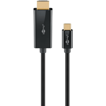 Кабель USB-C – HDMI Goobay 75696, 4K 60 Гц, 1 м