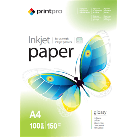 Fotopaber ColorWay PrintPro, kõrgläikega, 150 g/m², A4, 100 lehte
