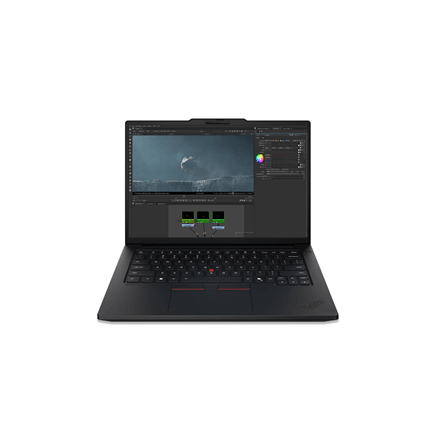 Lenovo ThinkPad P14s G7 Intel | Black | 14.5 " | IPS | WUXGA | 1920 x 1200 pixels | Anti-glare | Intel Core Ultra 7 | 356H | 32 GB | LPCAMM2 LPDDR5X | Solid-state drive capacity 1000 GB | NVIDIA RTX PRO 500 Blackwell Generation | GDDR7 | 6 GB | Windows 11 Pro | 802.11be | Bluetooth version 5.4 | Keyboard language English | Keyboard backlit | Warranty 36 month(s) | Battery warranty 12 month(s)