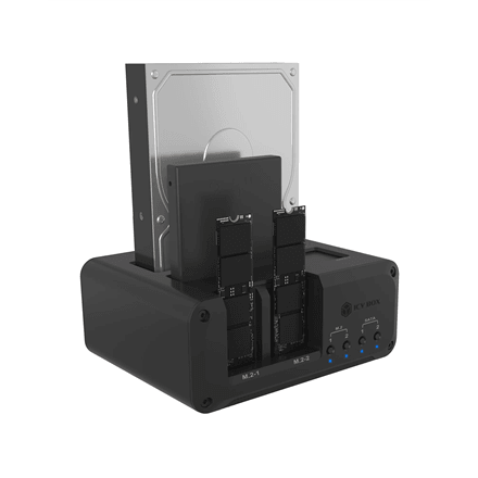 Корпус для дисков Raidsonic IB-2925MS-CU31, 4 диска: 2× M.2 NVMe и 2× SATA