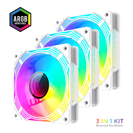 Gamemax Case Fan | KF300R WH | White