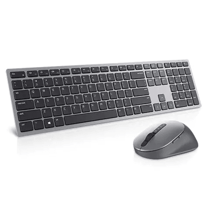 Комплект клавиатура и мышь Dell Pro Plus KM7321W, литовская раскладка, серый