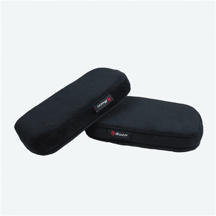 Arozzi Memory Foam Armrest Pads | 270x135x40 mm | Black
