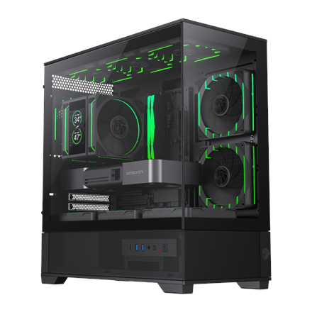 Gamemax Case | VISTA 2 MB | M-ATX