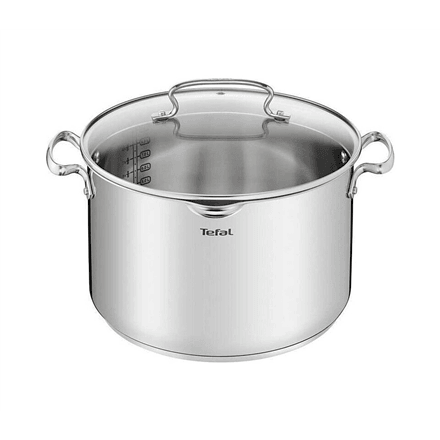TEFAL Duetto+ G7196455 pott klaaskaanega, 28 cm, roostevaba teras