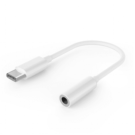Cablexpert USB-C - 3,5 mm stereo helikaabli adapter A-CM-3.5F-01, valge