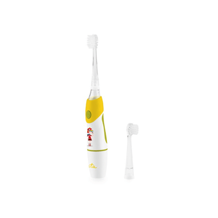 ETA Sonetic ETA071090050 Kids' Battery Toothbrush, Yellow/White