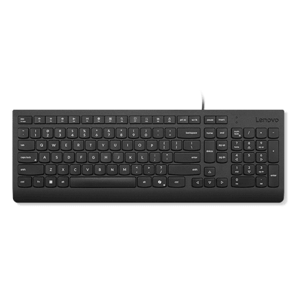 Lenovo Essential juhtmega klaviatuur, must, liiduaia paigutus