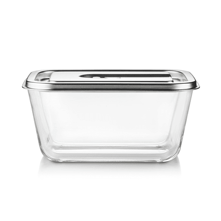 Klaasist vaakumkarp Caso VacuBoxx Inox XL, 2,6 l, roostevabast terasest kaanega