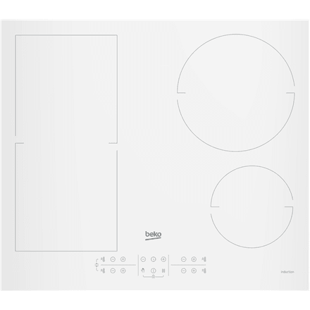 BEKO Hob | HII64200FMTW | Induction | Number of burners/cooking zones 4 | Touch control | Timer | White