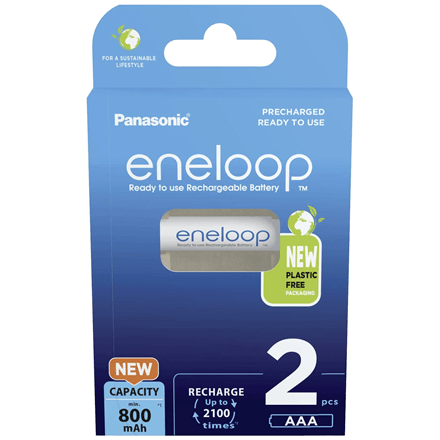 Panasonic | Rechargeable Batteries | ENELOOP BK-4MCDE/2BE | AAA | 800 mAh | 2 pc(s)