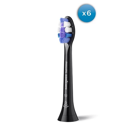 Hambaharja otsikud Philips Sonicare Sensitive HX6056/88, 6 tk, must