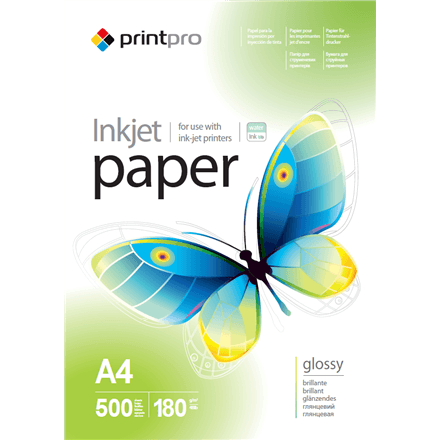 Fotopaber ColorWay PrintPro, kõrgläikega, 180 g/m², A4, 500 lehte