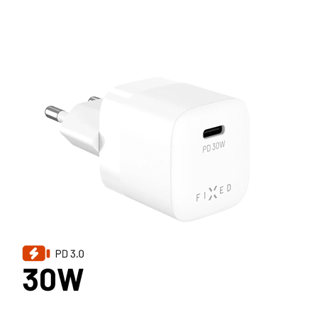 Fixed Mini USB-C GaN Charger 30W