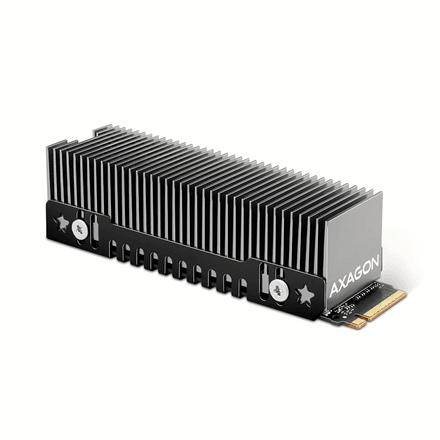 AXAGON CLR-M2XT alumiiniumradiaator M.2 2280 SSD-le, 24 mm