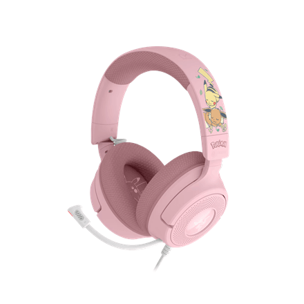 Juhtmega mänguri kõrvaklapid Razer Kraken V4 X, Pikachu & Eevee Edition