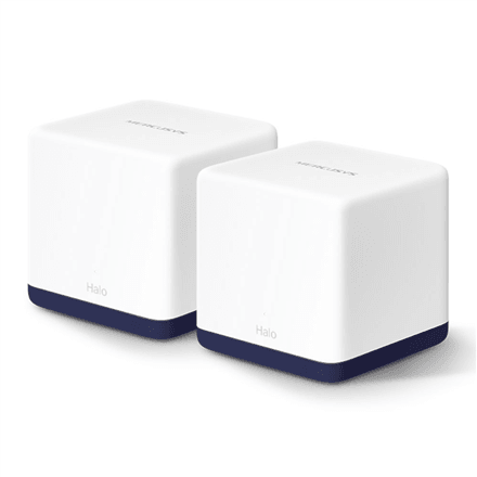 Mercusys | AC1900 Whole Home Mesh Wi-Fi System | Halo H50G (2-Pack) | 802.11ac | 600+1300 Mbit/s | Ethernet LAN (RJ-45) ports 3 | Mesh Support Yes | MU-MiMO Yes | No mobile broadband