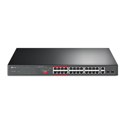 Võrgulüliti TP-Link TL-SL1226P, 24 PoE+ porti, räkki