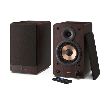 Riiulikõlarid Sharp CP-SS30, 60 W, Bluetooth, pruun