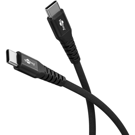 USB-кабель Goobay Supersoft 73953, USB-C, тканевая оплётка, 1 м