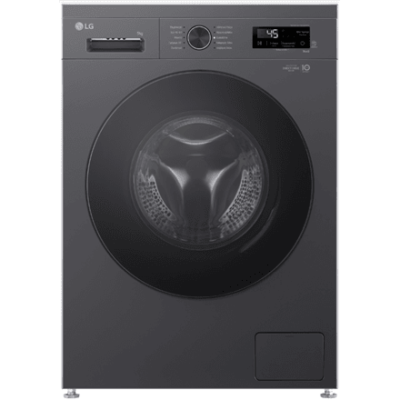 Сушильная машина LG RHX1009NMB с тепловым насосом, 9 кг, Wi-Fi, чёрная