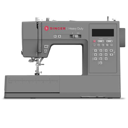 Singer | Heavy Duty Sewing Machine | HD6705C | Rechargeable | Number of stitches 200 | Number of buttonholes 1 | Grey | Number of brush heads included 1