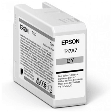 Epson T47A7 UltraChrome Pro 10 professionaalne tint, hall, 50 ml
