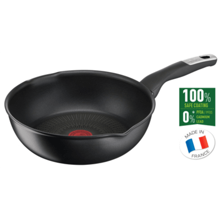 TEFAL | Multipan | G2557572 Unlimited Pan | Frying | Diameter 22 cm | Suitable for induction hob | Fixed handle | Black - Noir