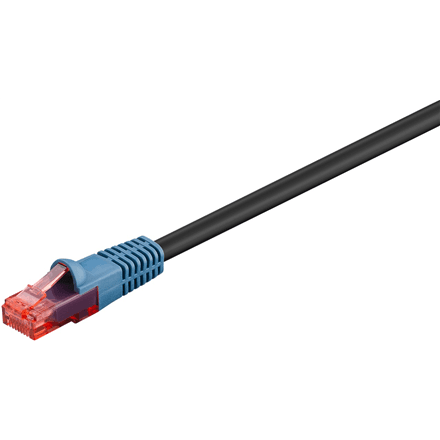 Goobay Cat 6 U/UTP outdoor patch cable, 30 m, black