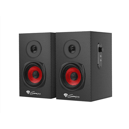 Genesis Helium 200 computer speakers, 20 W RMS, wooden body, black