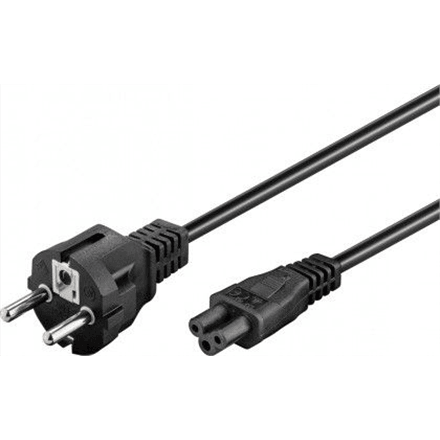 Goobay toitekaabel 93586, CEE 7/7 – C5, must, 1,8 m