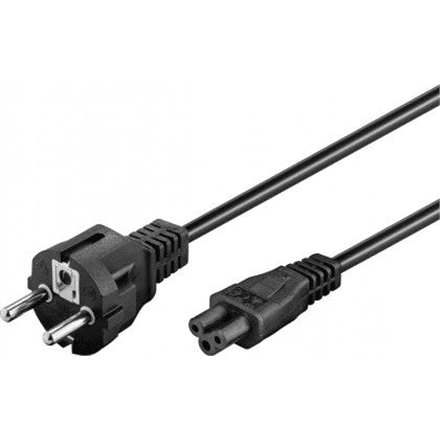 Кабель питания Goobay 93586 CEE 7/7 – C5, 1,8 м, чёрный