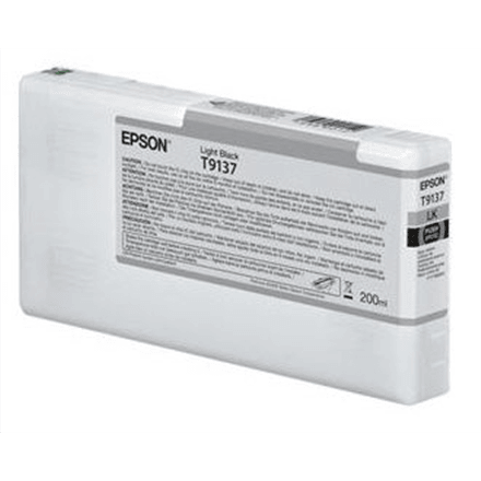 Epson T9137 tindikassett 200 ml, helemust, Sure Color SC-P5000