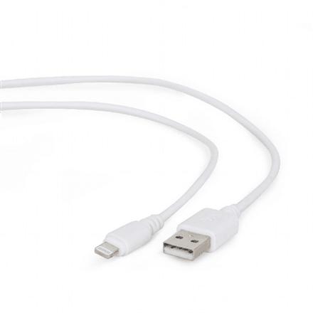 Cablexpert 8-pin Sync and Charging Cable, White, 1 m