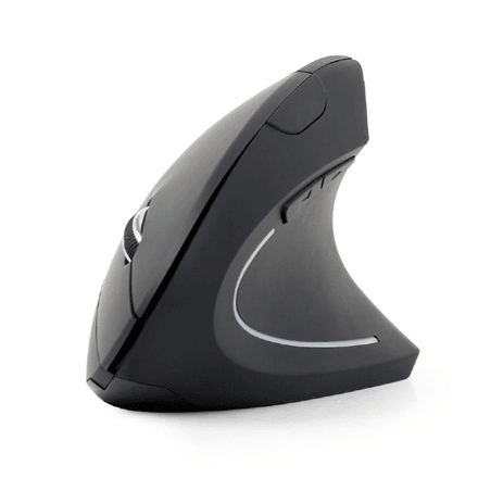 Gembird MUSW-ERGO-01 Wireless Optical Mouse, 6 Buttons, Black
