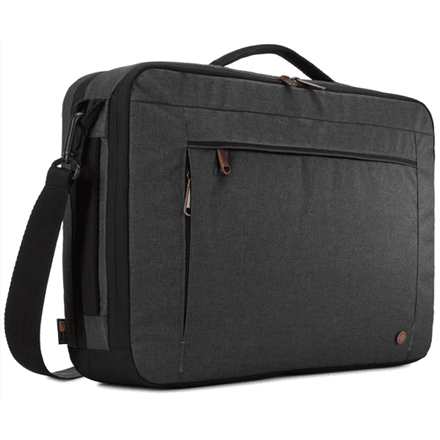 Case Logic | Era Hybrid Briefcase | Fits up to size 15.6 " | Messenger - Briefcase/Backpack | Shoulder strap | Obsidian