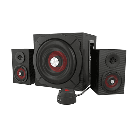 Genesis Helium 610BT computer speakers with Bluetooth, 60 W RMS, red/black
