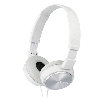Накладные наушники Sony MDR-ZX310AP с микрофоном, белые