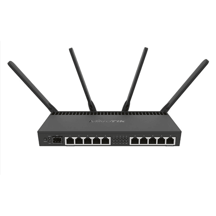 MikroTik RB4011iGS+5HacQ2HnD-IN Router with 802.11ac, 10 Gigabit Ports