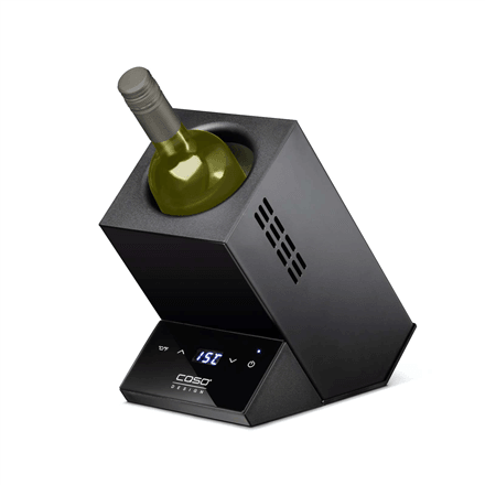 Caso | Wine cooler for one bottle | WineCase One | Energy efficiency class Not apply | Free standing | Bottles capacity 1 | Black