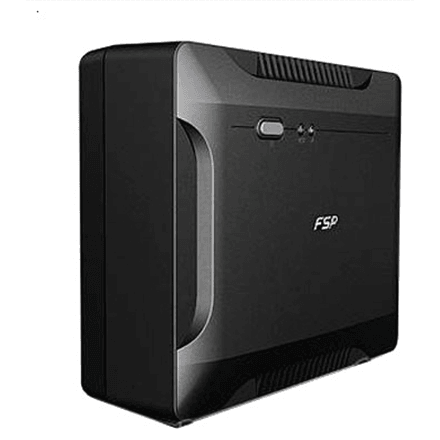 FSP Nano 800 UPS 800 VA, siinuslaine, 2 Schuko pesa, must